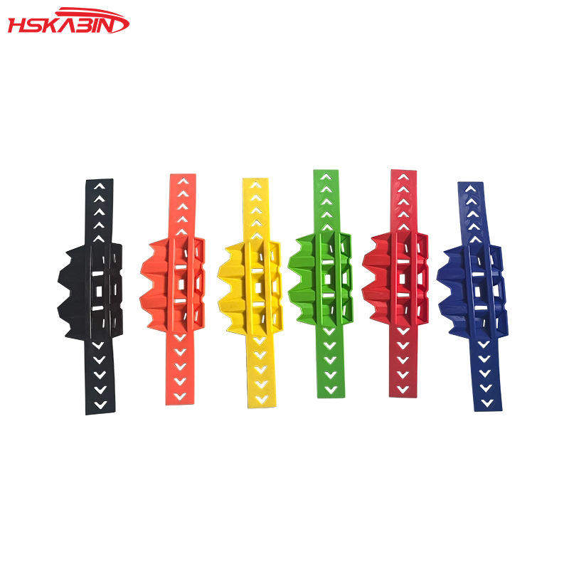 越野摩托车配件排气筒尾筒彩色软胶保护片防护带