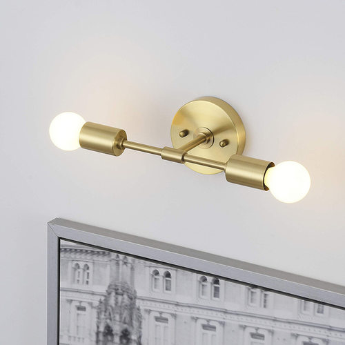 灯爆款美式双头壁灯led爱迪生简约铁艺灯具浴室卫生间wayfair
