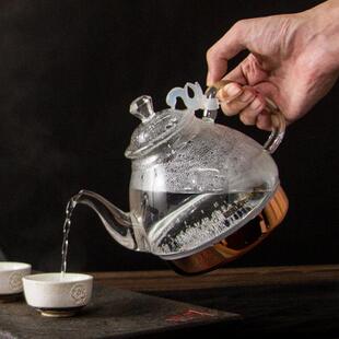 德韵玻璃壶-专用配件无上水电热水壶煮水烧水泡煮茶养生恒温配盖