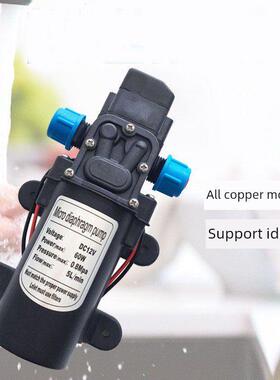 电动微型隔膜泵农业喷雾器植保机喷雾增压泵水泵自吸直流12V60W