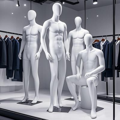高档男模特道具全身人台服装店橱窗展示架假人男装店模特架