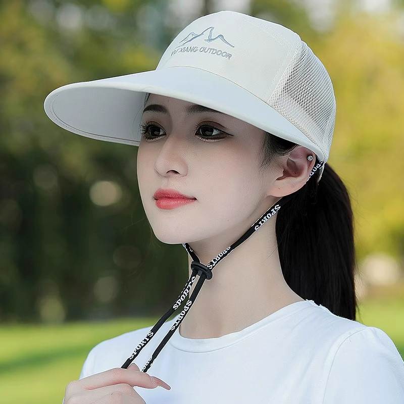 帽子女款鸭舌帽户外骑车防晒太阳帽时尚洋气遮阳帽女士防晒帽夏季图片