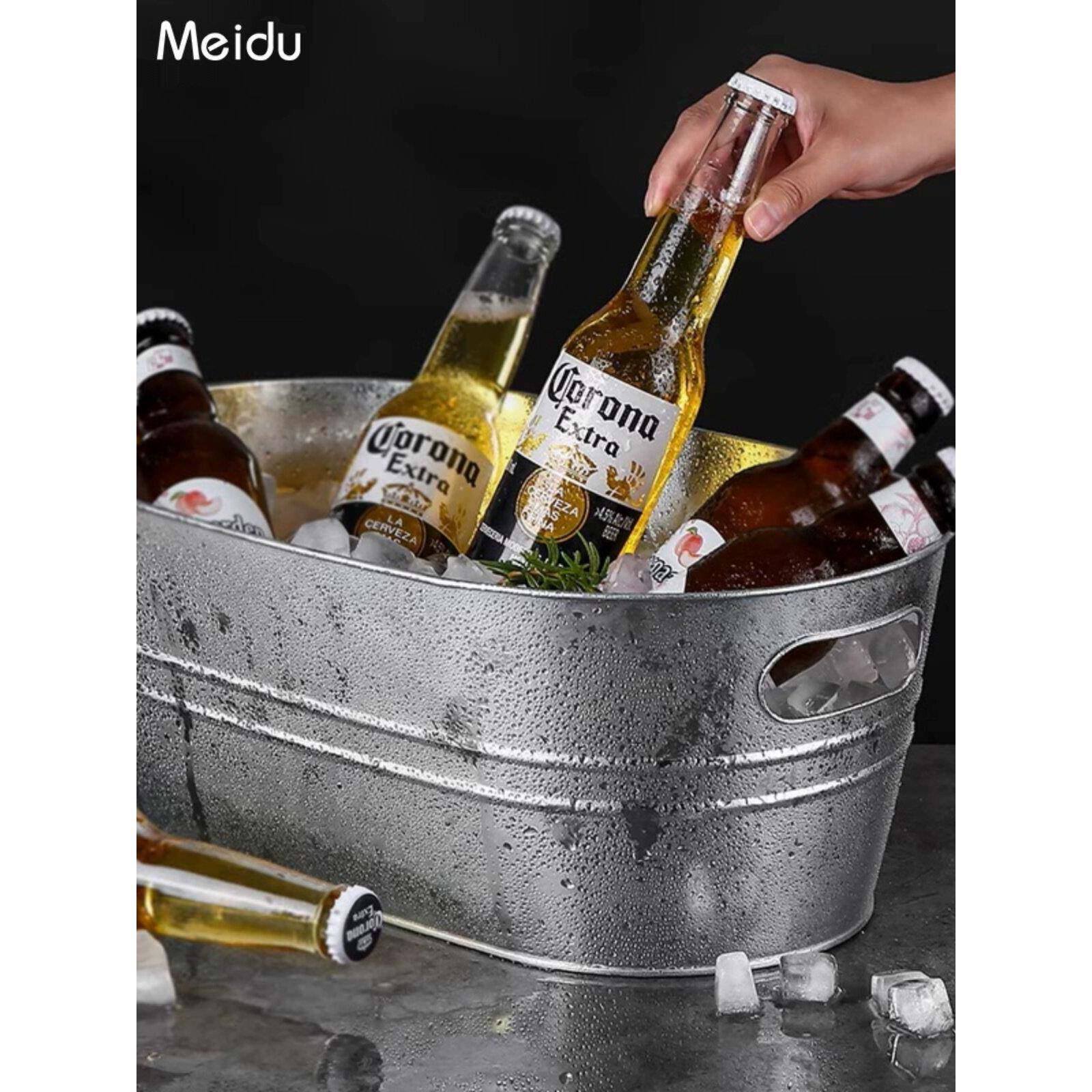 啤酒冰桶大容量存冰桶家用摆摊冰块桶网红酒吧冰镇红酒饮料香槟桶
