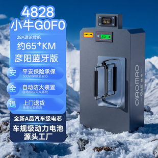 乔猫小牛电摩电动车GOVA G0锂电池G40增程大容量替换F0狗娃电瓶