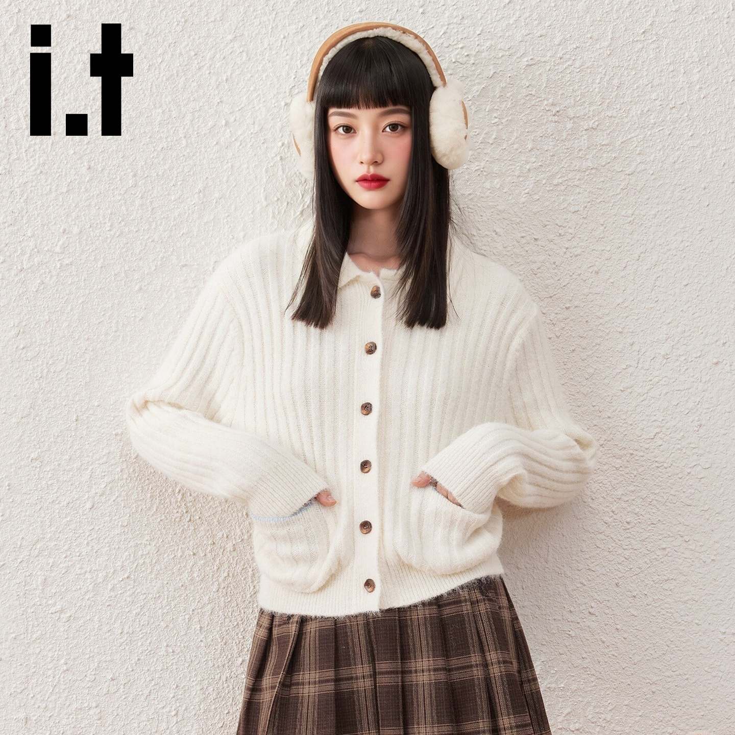 it毛衣女官方新款高级感上衣