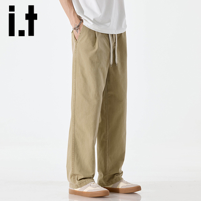 itizzue日系纯棉休闲裤男士