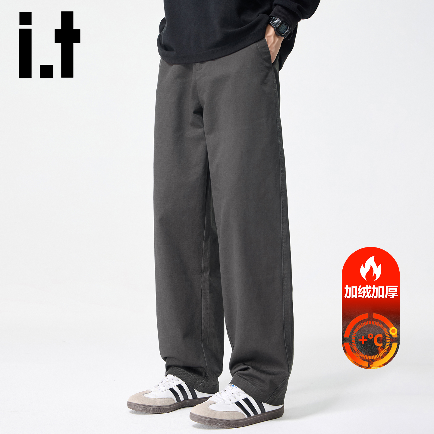 itizzue潮牌舒适休闲阔腿裤