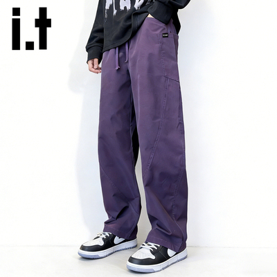 itizzue美式解构休闲工装裤