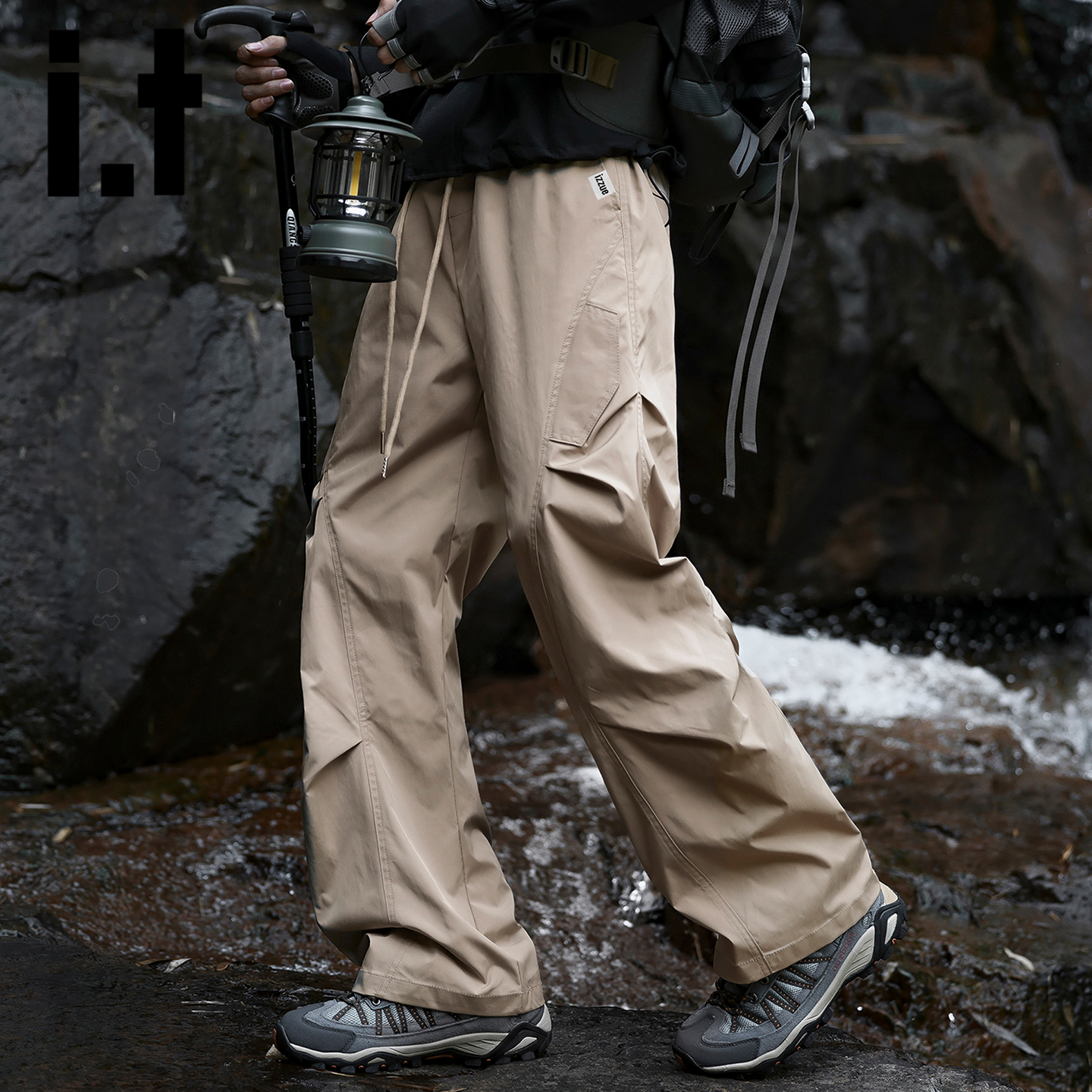 itizzue美式户外工装休闲裤男