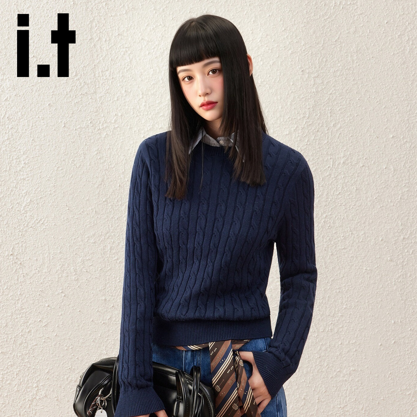 it毛衣女高级感内搭上衣