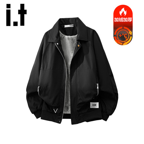 itizzue秋冬新款加绒宽松外套