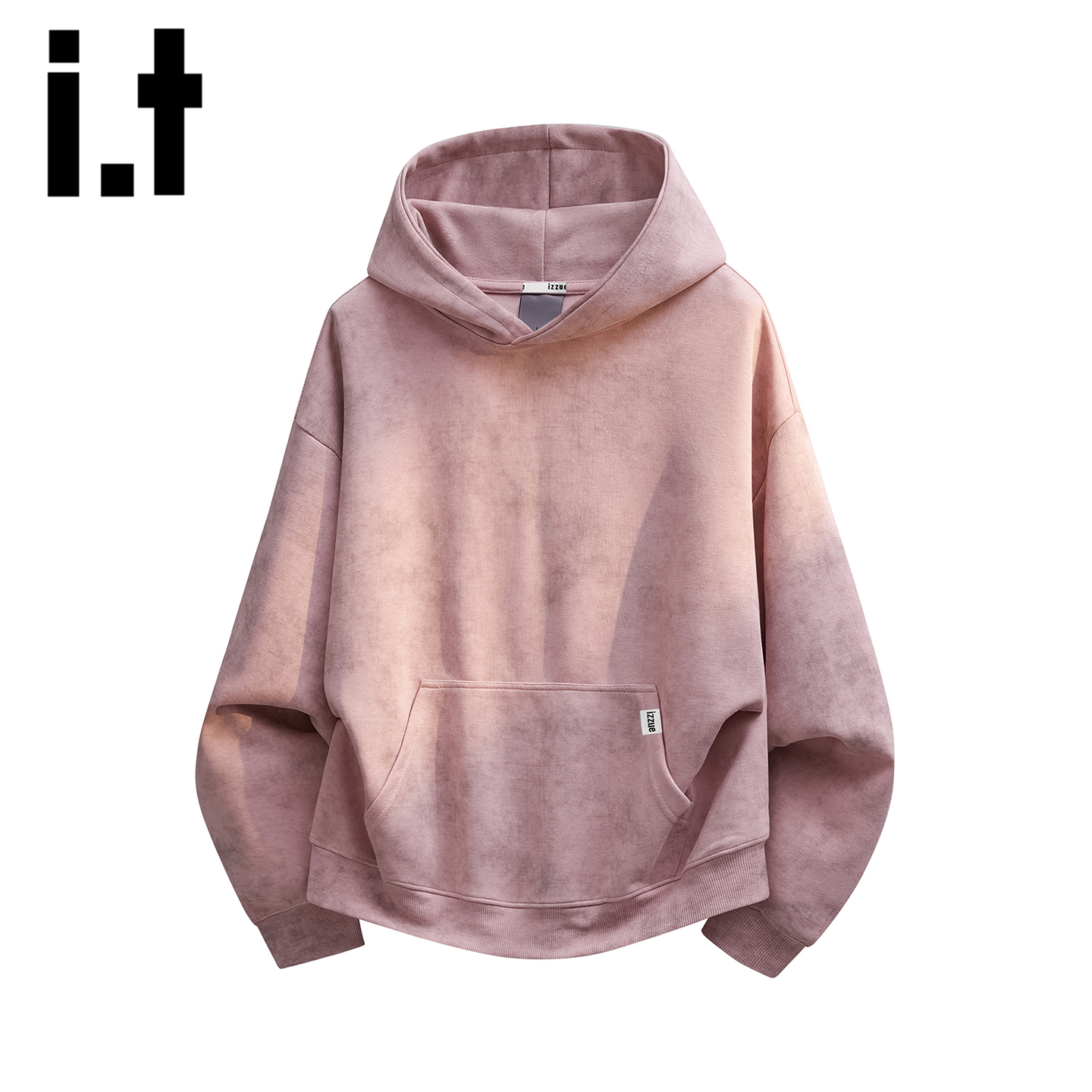 itizzue秋季新款设计感连帽卫衣