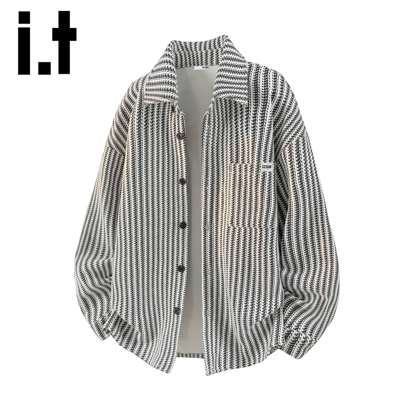 itizzue美式复古衬衫男