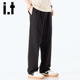 izzue美式 潮流百搭裤 高街休闲裤 直筒宽松长裤 新款 男士 夏季 子Y
