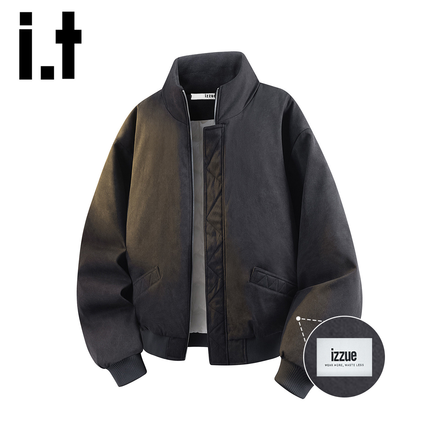 itizzue立领短款羽绒服男冬季款