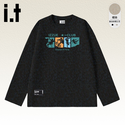 it长袖T恤男女官方新款印花上衣