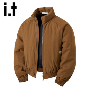 加厚潮牌工装 秋冬季 解构立领保暖夹克棉服男士 外套Y izzue美式