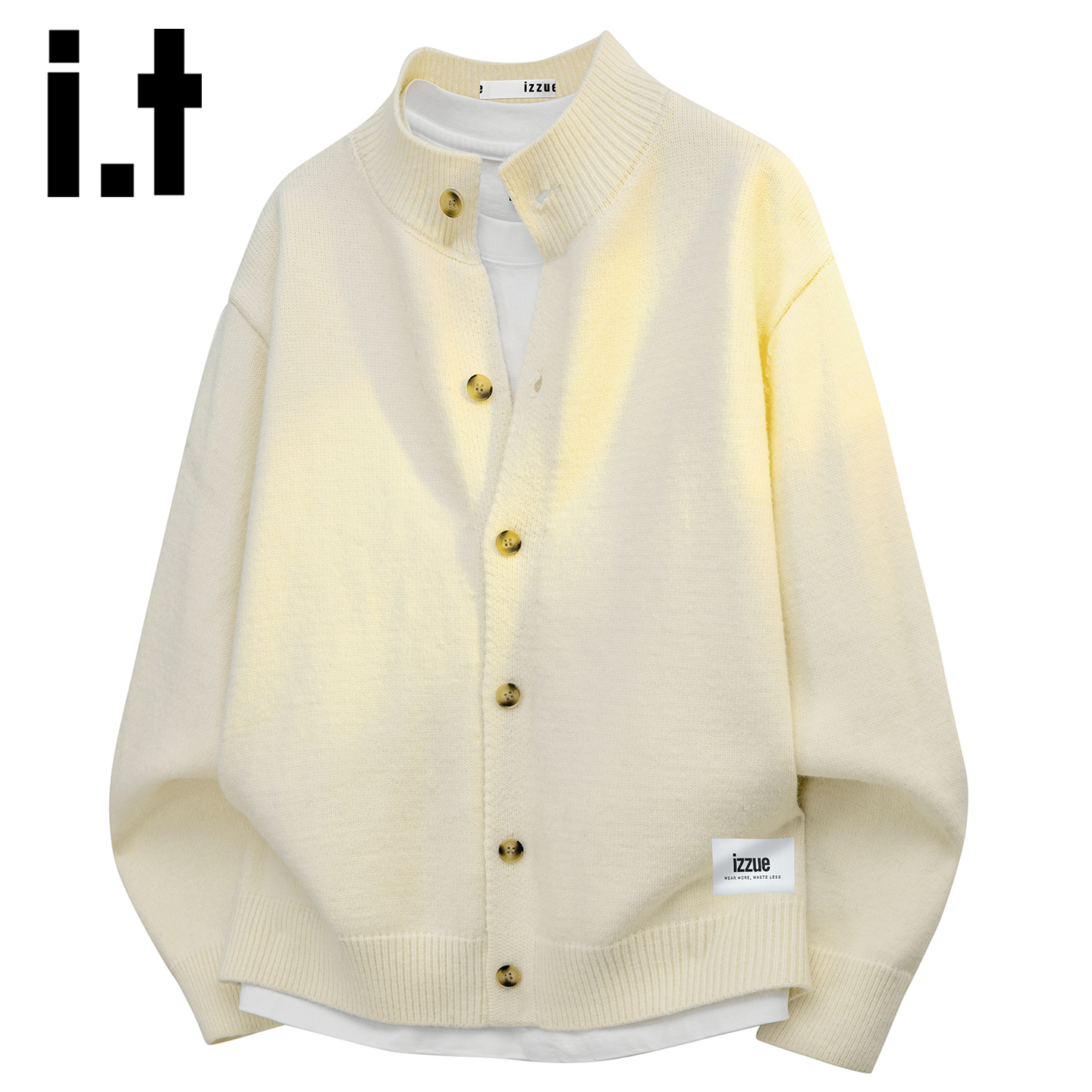 itizzue美式潮牌开衫毛衣男款