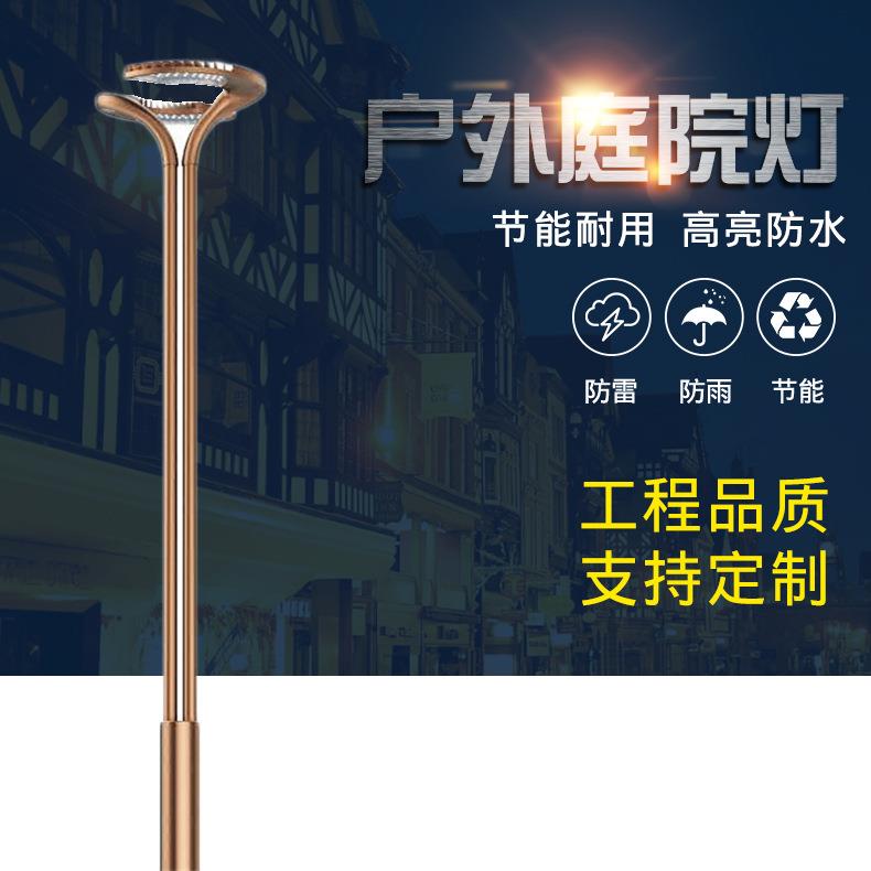 LED庭院灯园林景观灯户外防水草坪灯高杆灯LED路灯LED灯厂家