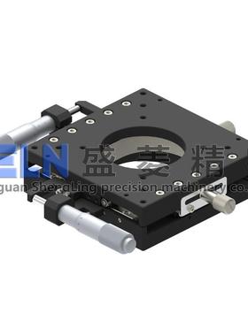 供应XY轴LY100-LBK精密型交叉导轨微调架可调平台代替XYPPG100