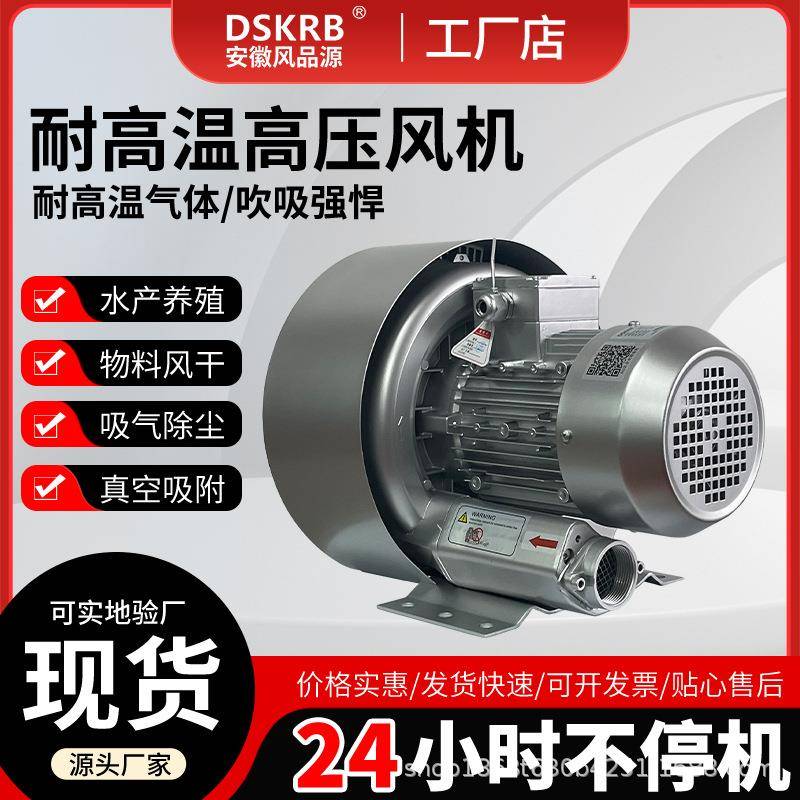 2RB420A31高压漩涡风机鱼塘增氧污水处理冲肥2200W工业鼓风机