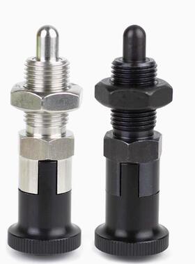 ZAG31/41自锁分度销ZAG32/42-M5/6/8A/10/12A/16A球面型 旋钮柱塞