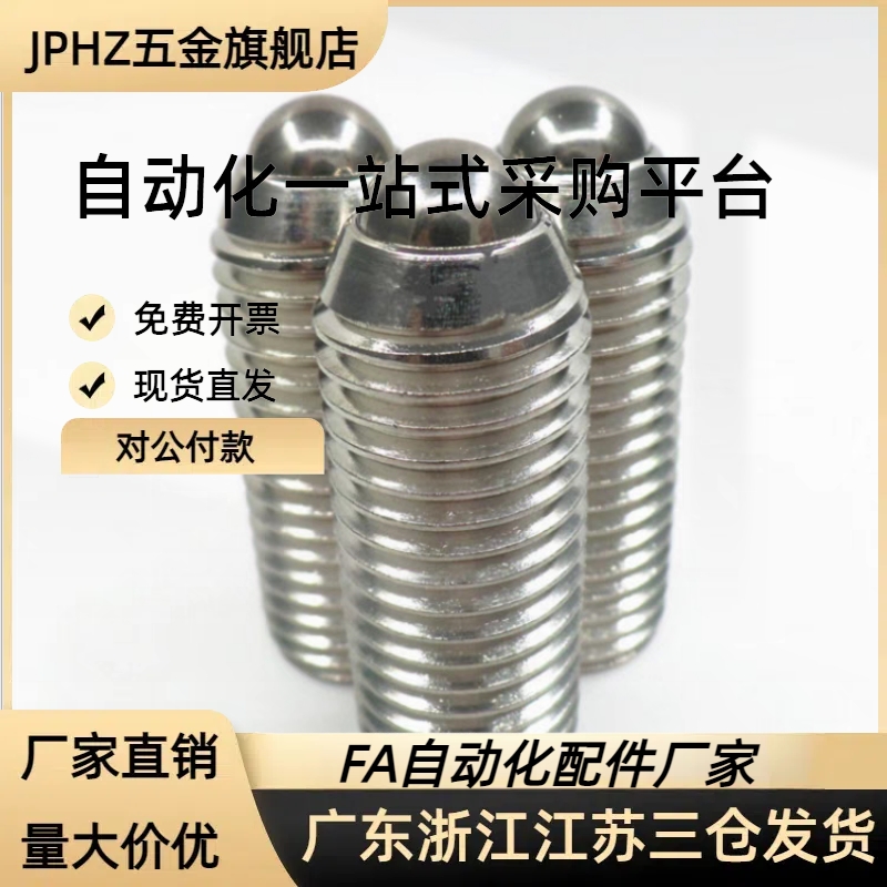 标准型球头柱塞BSJF/BPW3/4/5/6/8/10/12/16不锈钢波