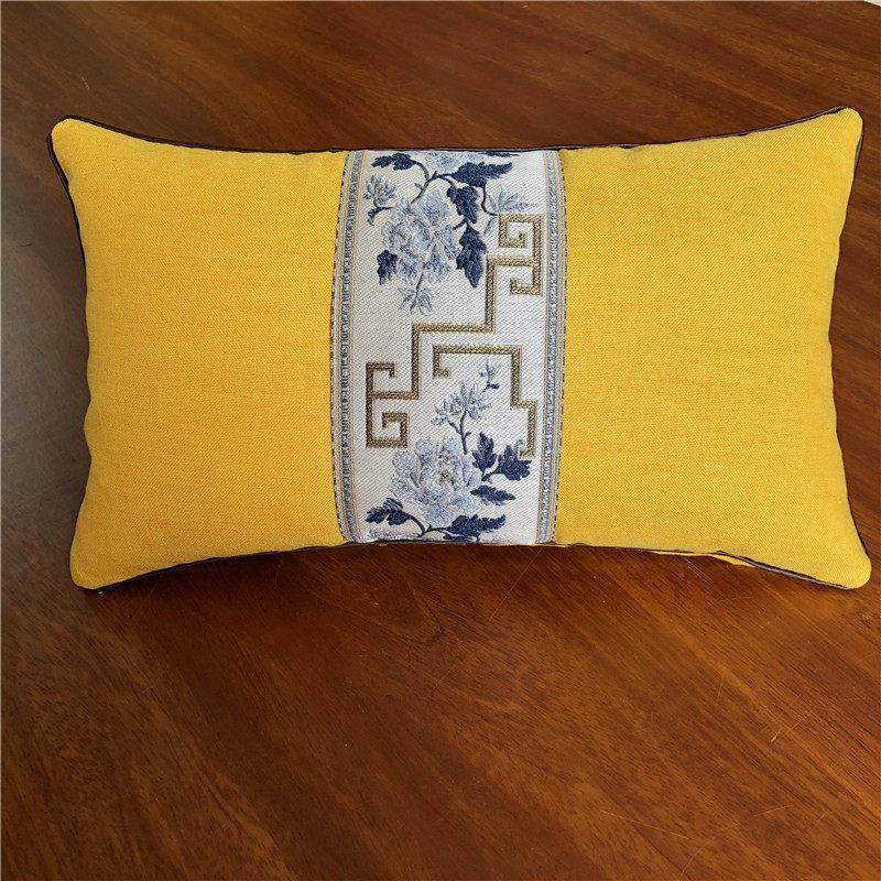 新中式加厚亚麻长方形腰靠枕简约居家可拆洗腰枕套办公室护腰靠垫,居家布艺,腰靠垫,淘宝优惠券,粉丝福利购,淘宝优惠卷