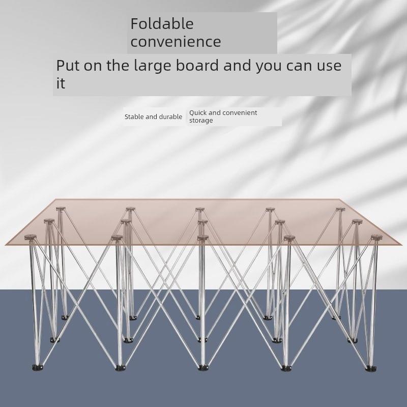 德国进口新款蜘蛛腿木工工作台简易便携架子折叠移动伸缩支架摆摊