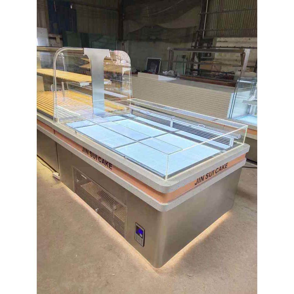 蛋糕店冷柜发光板甜品保鲜柜导光板定制冷柜发光层板展示柜导光板