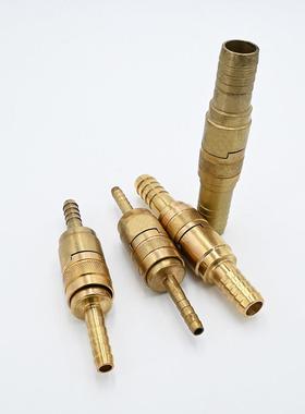 锁扣式空气管接头纯铜快速接管软管船用IMPA351011 351013 351014