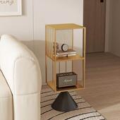 北欧儿童旋转小书架网红书柜靠墙转角窄柜角落立柜客厅落地置物架