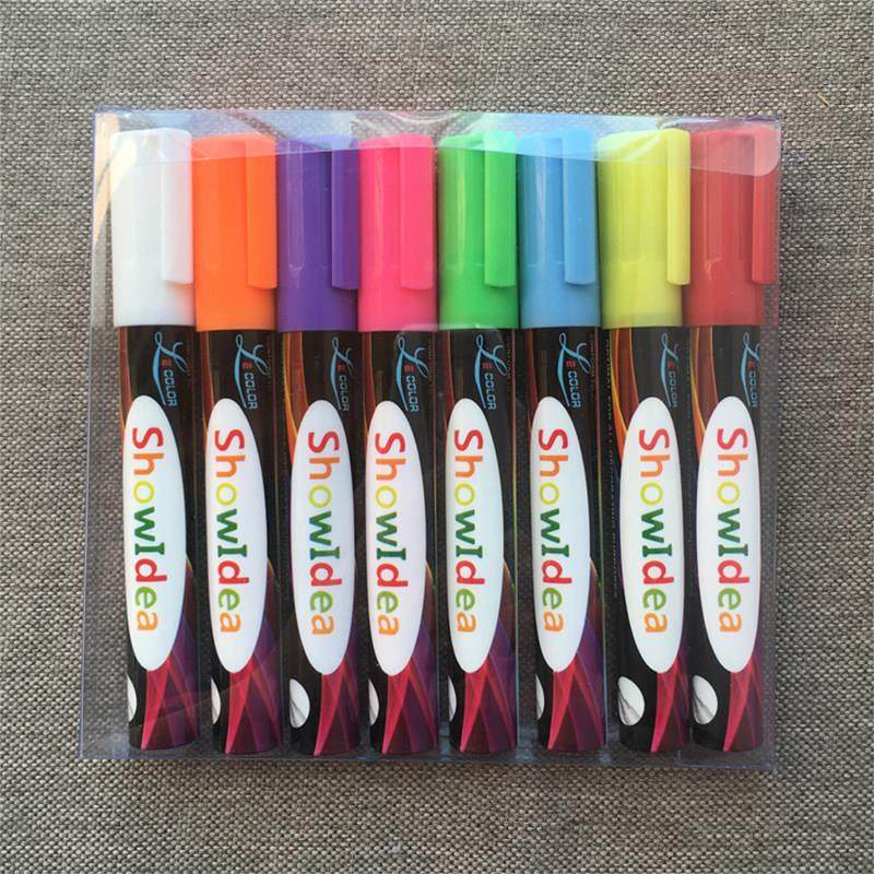 荧光板专用笔小黑板 斜头圆头双头荧光笔学生涂鸦笔商用POP广告笔