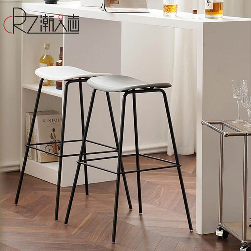 北欧现代简约吧台椅家用饭厅高脚凳网红ins铁艺休闲 吧台凳高椅子,住宅家具,家用高脚椅,淘宝优惠券,粉丝福利购,淘宝优惠卷