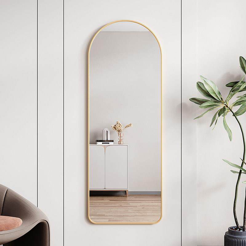 镜子全身穿衣镜家用简约落地镜贴墙自粘试衣镜卧室立体壁挂化妆镜,住宅家具,穿衣镜,淘宝优惠券,粉丝福利购,淘宝优惠卷