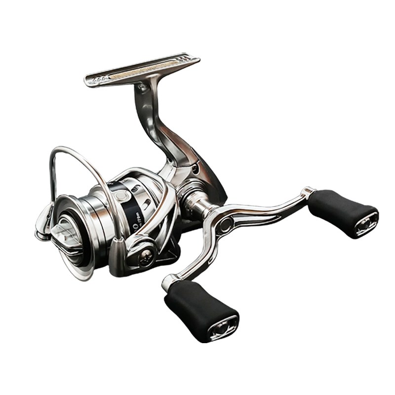 RYOBI利优比纺车轮路亚微物纺车轮矶竿路滑双摇臂斜口浅线杯鱼轮