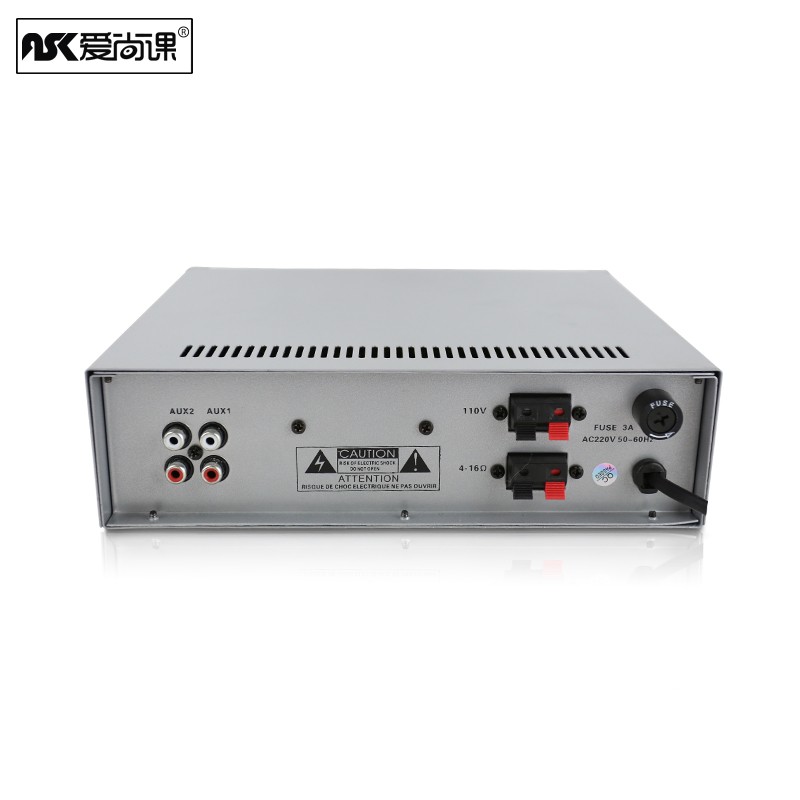 爱尚课 T-50U 40W功放升级版50W足功率背景音乐吸顶喇叭USB功放机