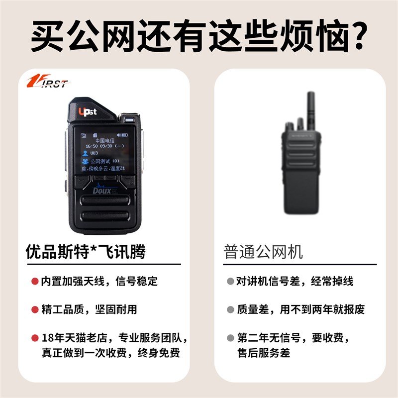 全国5000公里对讲机迷你公网5G插卡不限距离物流车队手台远距离