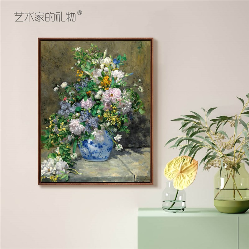 北欧玄关装饰画入户走廊过道轻奢高级感壁画卧室书房油画客厅挂画图片