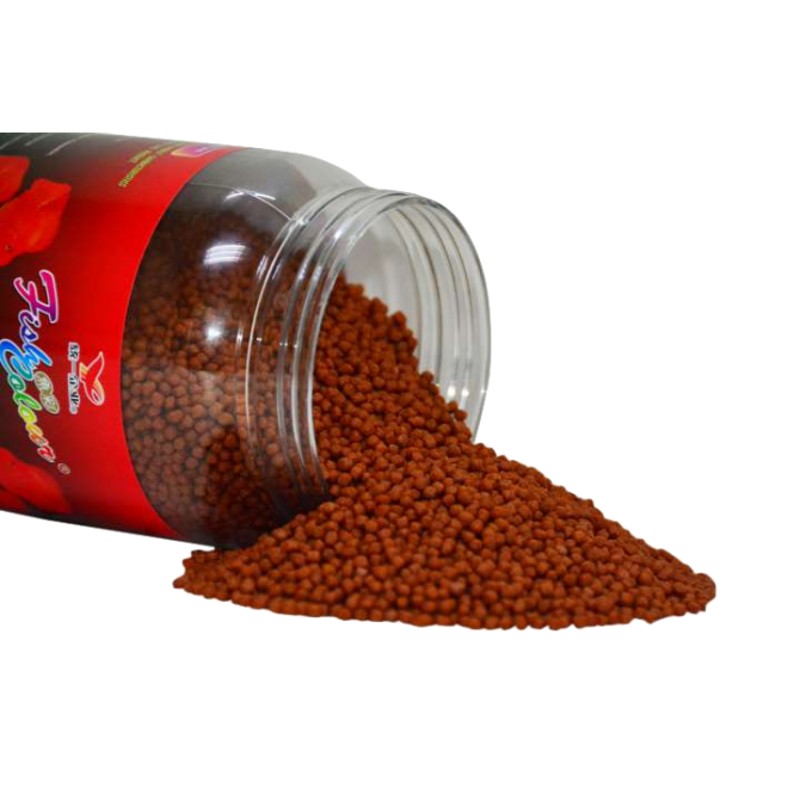 统一鱼彩红宝石鹦鹉鱼增艳饲料发财鱼元宝红财神鱼饲料鱼食1088克