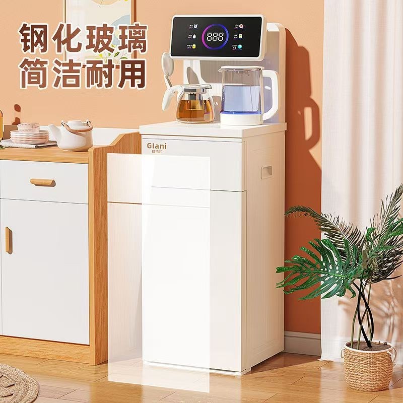 高端智能语音茶吧机2025新款家用客厅立式下至水桶一体自动饮水机