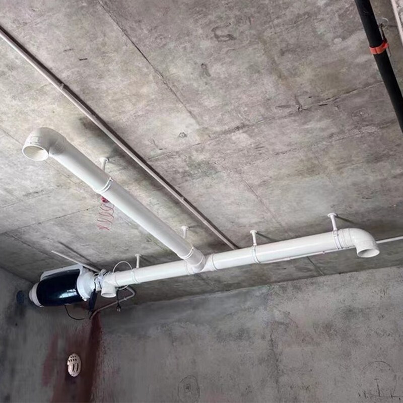 鸿冠超静音管道风机排风扇强力抽风机6/8寸排气扇卫生间厨房家用