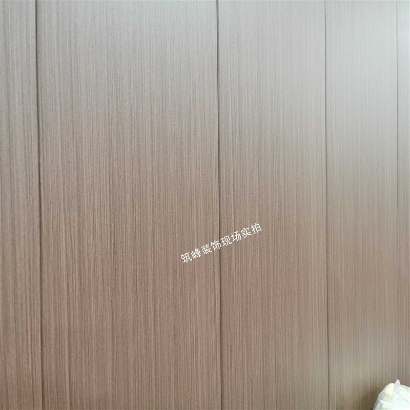 自粘科技木纹衣柜木门柜子家具翻新改色贴纸墙纸灰色波音软片贴膜