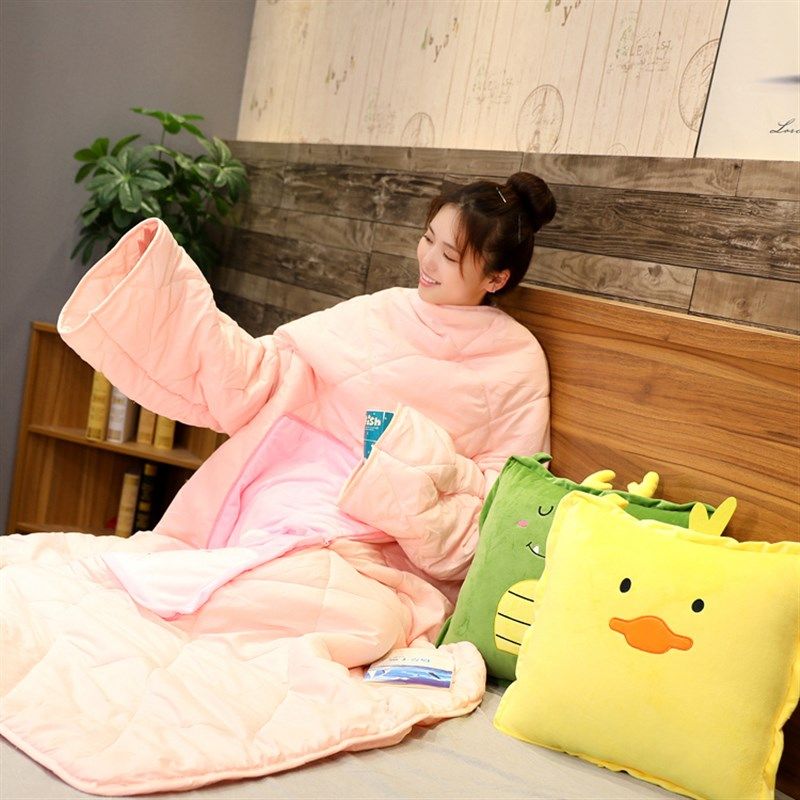 新款可穿抱枕被子两用车内汽车靠垫被车内二合一折叠被冬季保暖办,居家布艺,抱枕被,淘宝优惠券,粉丝福利购,淘宝优惠卷