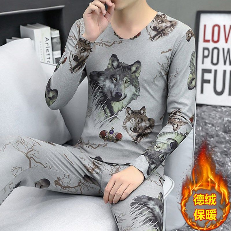 保暖内衣套装男士秋冬季V领线衣线裤打底衫德绒发热秋衣秋裤,女士内衣/男士内衣/家居服,保暖套装,淘宝优惠券,粉丝福利购,淘宝优惠卷