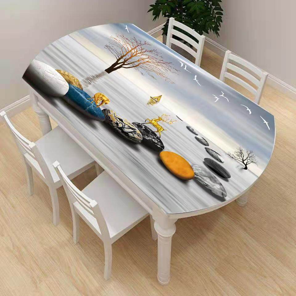 餐桌桌布防水防油防烫可擦洗pvc软玻璃茶几垫简约不透明桌布,居家布艺,桌布,淘宝优惠券,粉丝福利购,淘宝优惠卷