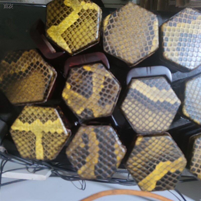 非洲小叶紫檀二胡琴筒扁孔带底托大音量六角