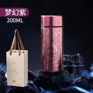 纯钛保温杯迷你小口袋杯男女生便携随行精致办公室商务养生杯