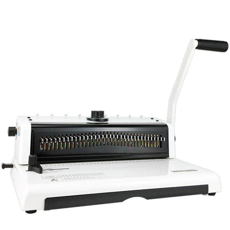 T598铁圈装订机厂家双线圈装订机全抽刀34孔方孔打孔台历铁圈机,纺织面料/辅料/配套,其他纺织机械,淘宝优惠券,粉丝福利购,淘宝优惠卷