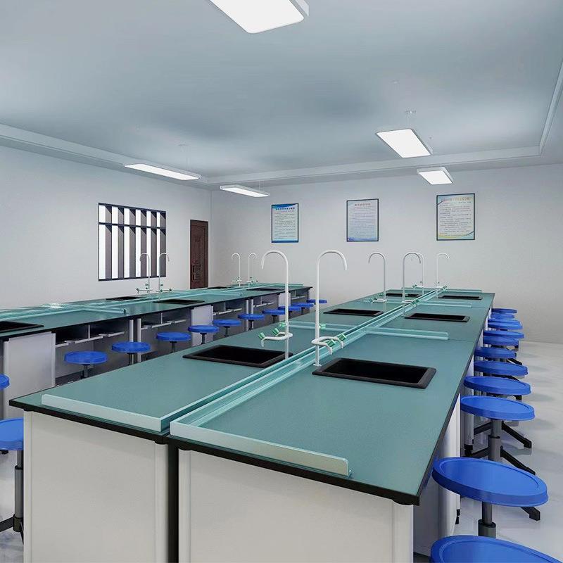 高中物理化学生物实验桌新型铝塑铝木科学实验室桌教师演示准备台